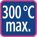 Maximum operation temperature of the lifting point with percentage reduction of working load limit dependent on the product.