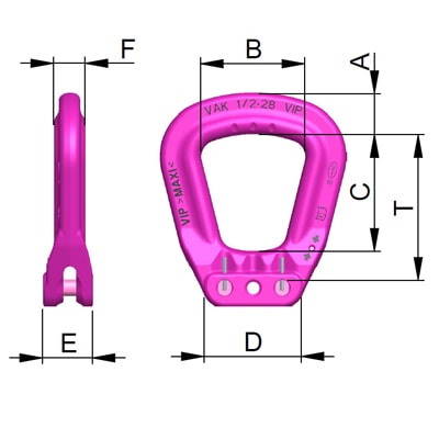 VIP Master links, 1 leg, ECS 8586_7